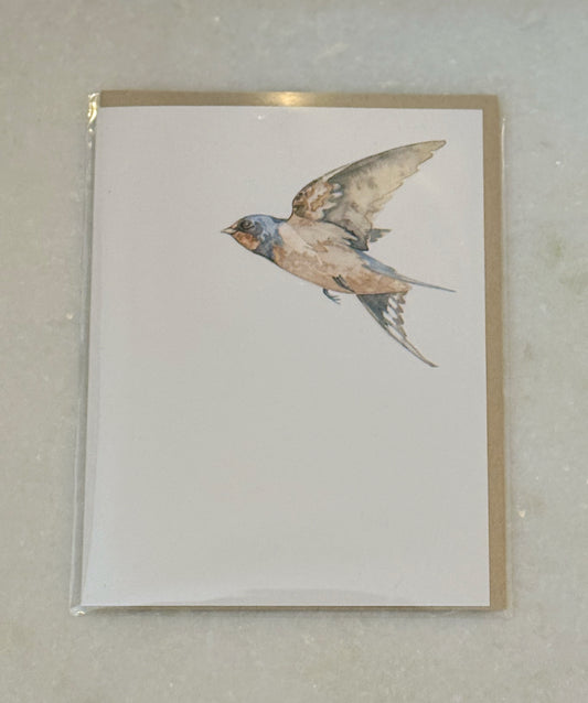 Flying Bird Greeting Card