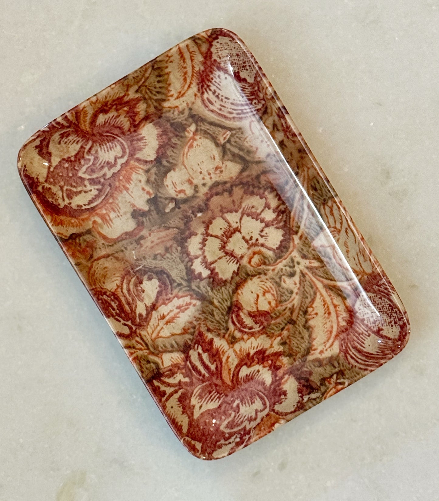 Floral Valet Tray