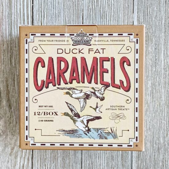 Caramels made with duck fat
